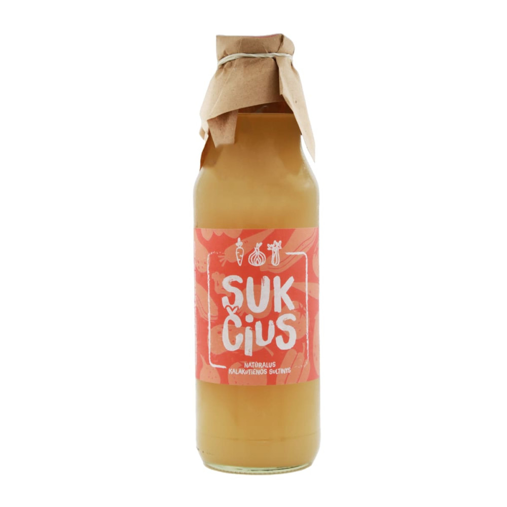 Natural turkey broth