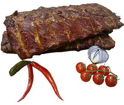 Karštai rūkyti šonkauliai, 1 kg