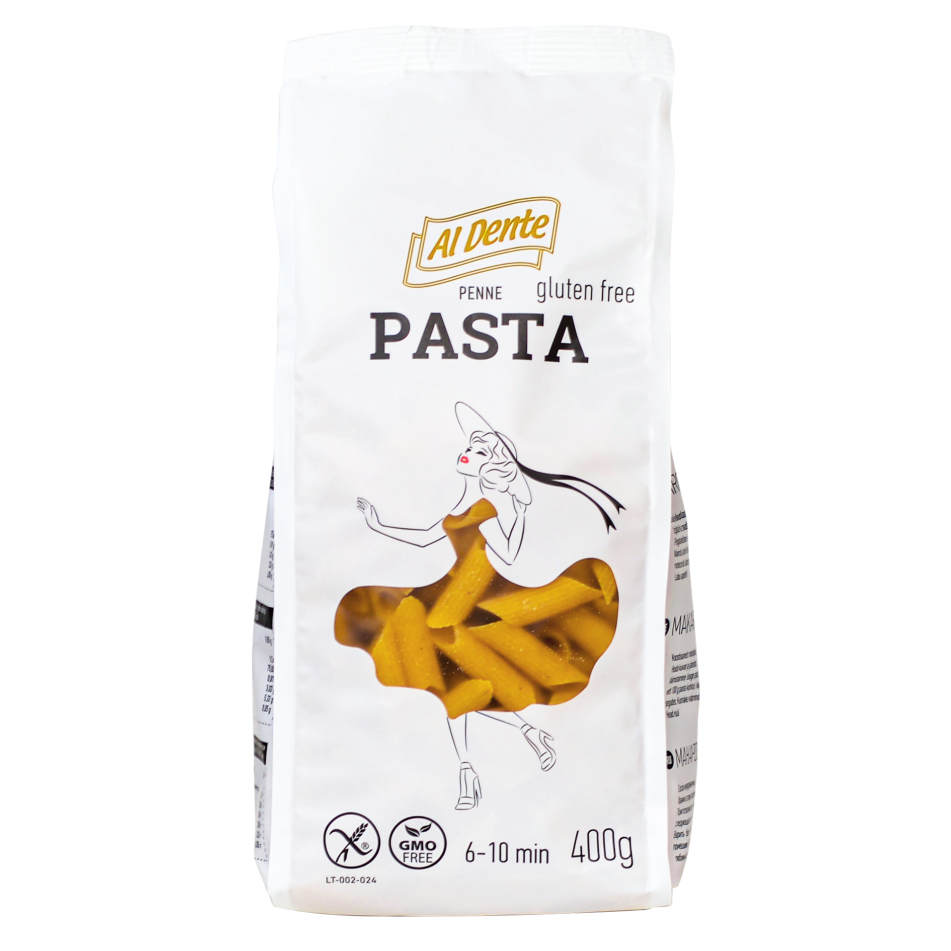 Gluten free pasta AL DENTE, penne,  400g
