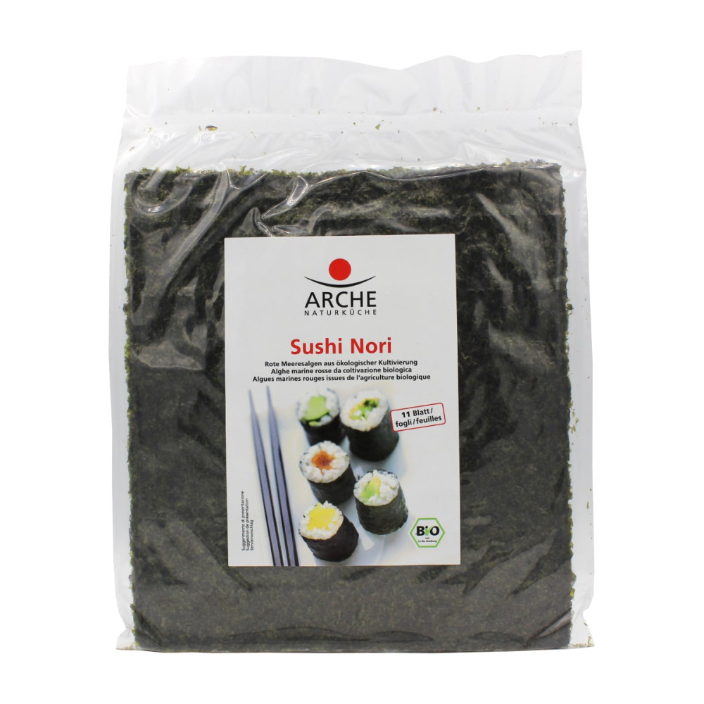 NORI seaweed sheets for sushi making, 11 sheets, organic