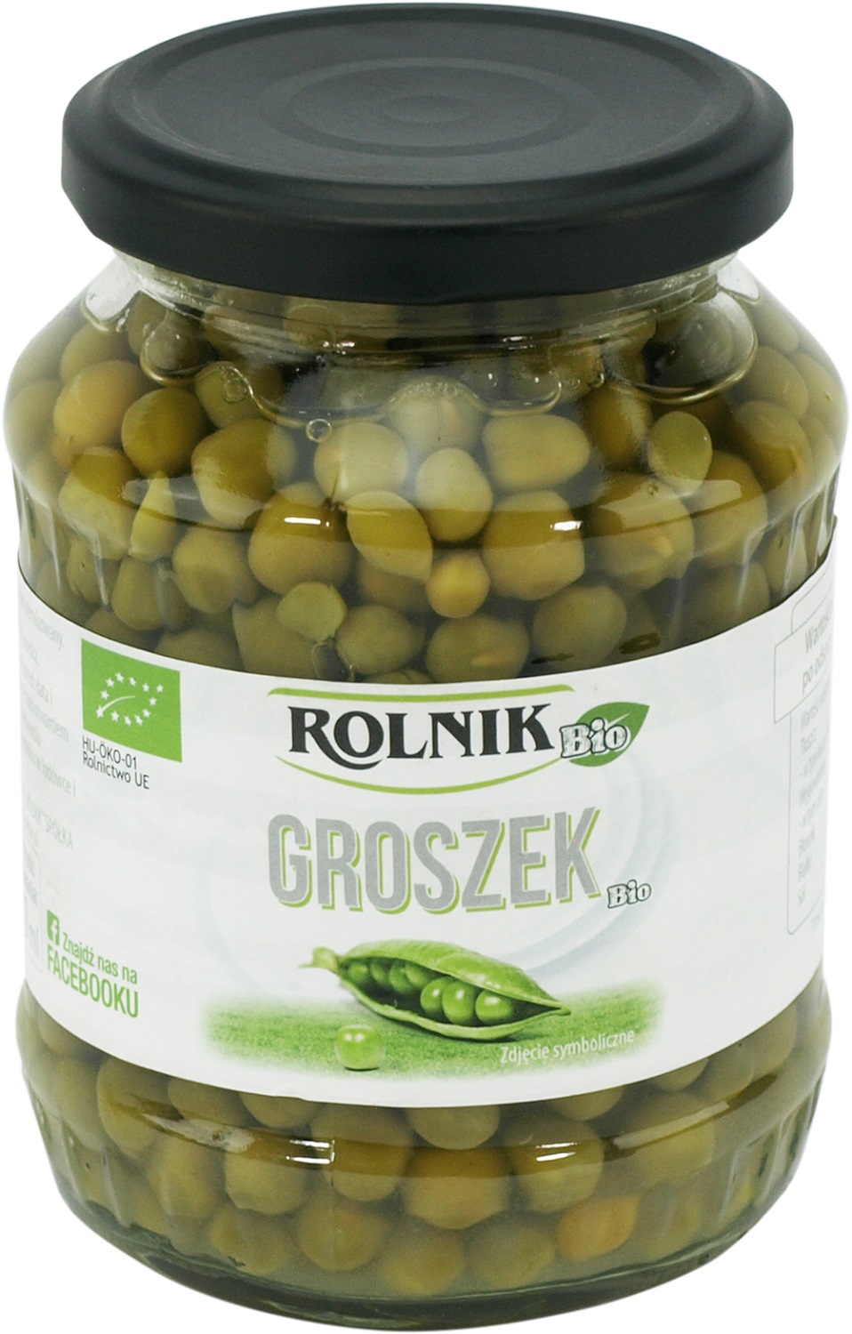 Pickled peas BIO, 330 g / 230 g LT-EKO-001