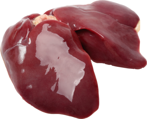 Broiler chicken liver, frozen, kg