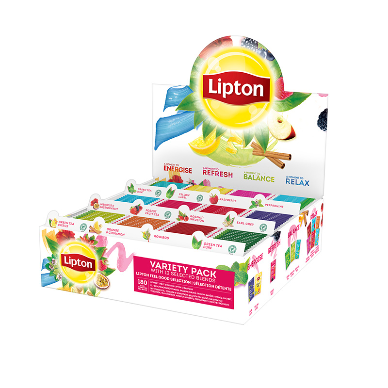 Tea LIPTON Green & Infussion, 12 sorts x 15 bags