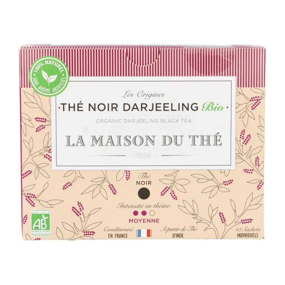 Juodoji arbata DARJEELING, ekologiška, 15 pak.