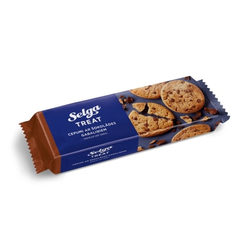 Biscuits SELGA, with chocolate flavour, 125 g