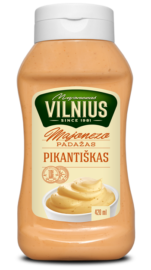 Mayonnaise sauce VILNIUS Racy, 410 g