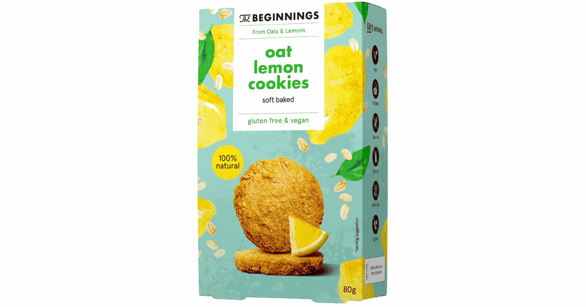 Oat and lemon cookies