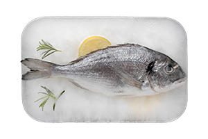 Šaldyta auksaspalvė dorada 1kg