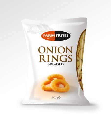Frozen onion rings in dough FARM FRITES, 1 kg
