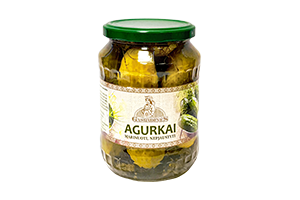 GASPADINĖS marinuoti agurkai 680g