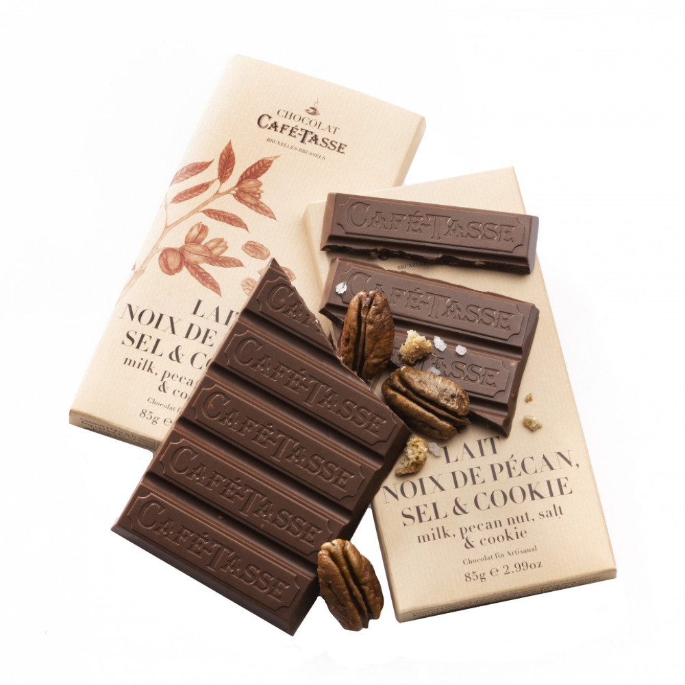 Pieniškas šokoladas LAIT NOIX DE PECAN, SEL & COOKIE