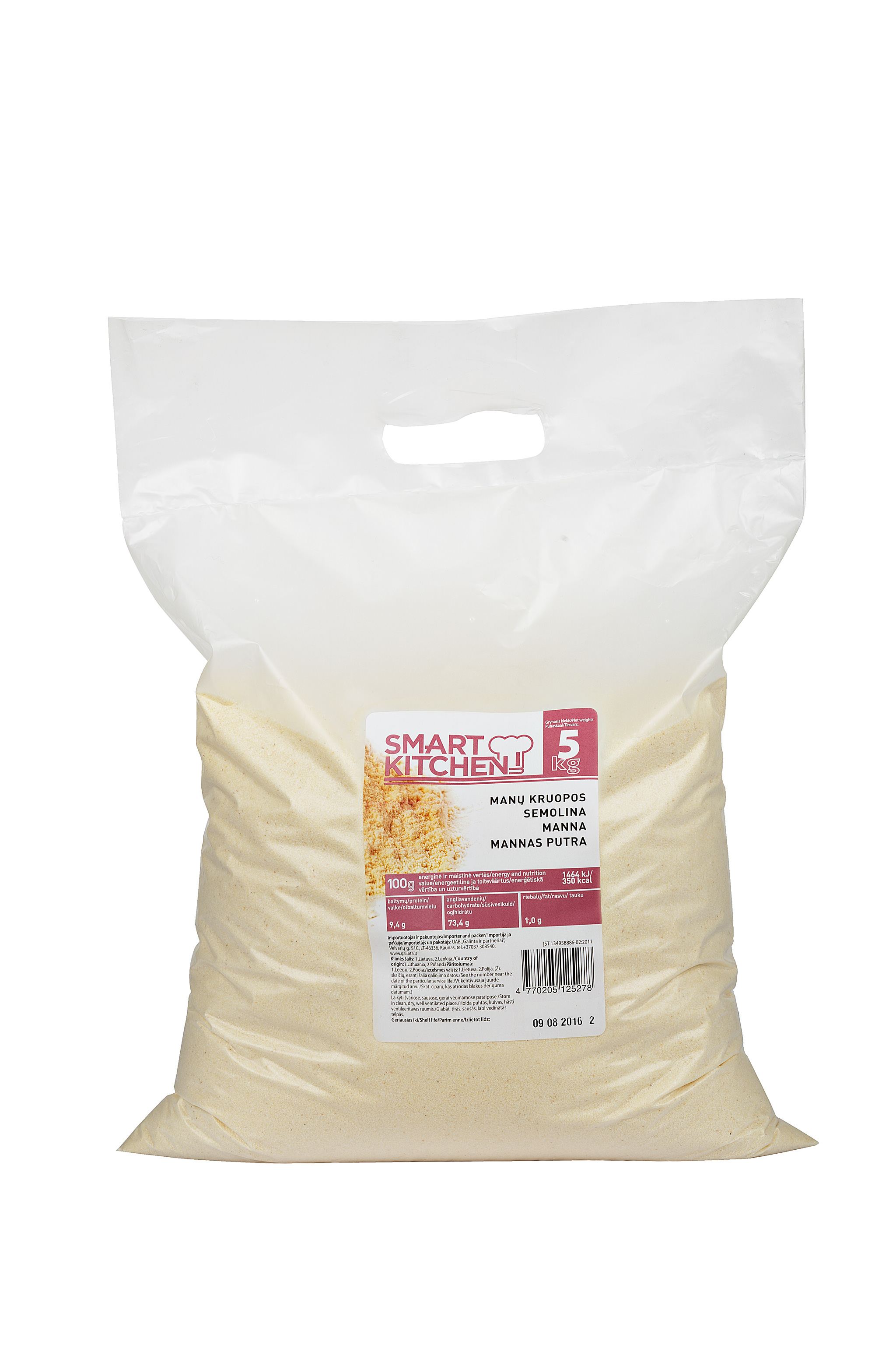 Semolina SMART KITCHEN, 5 kg