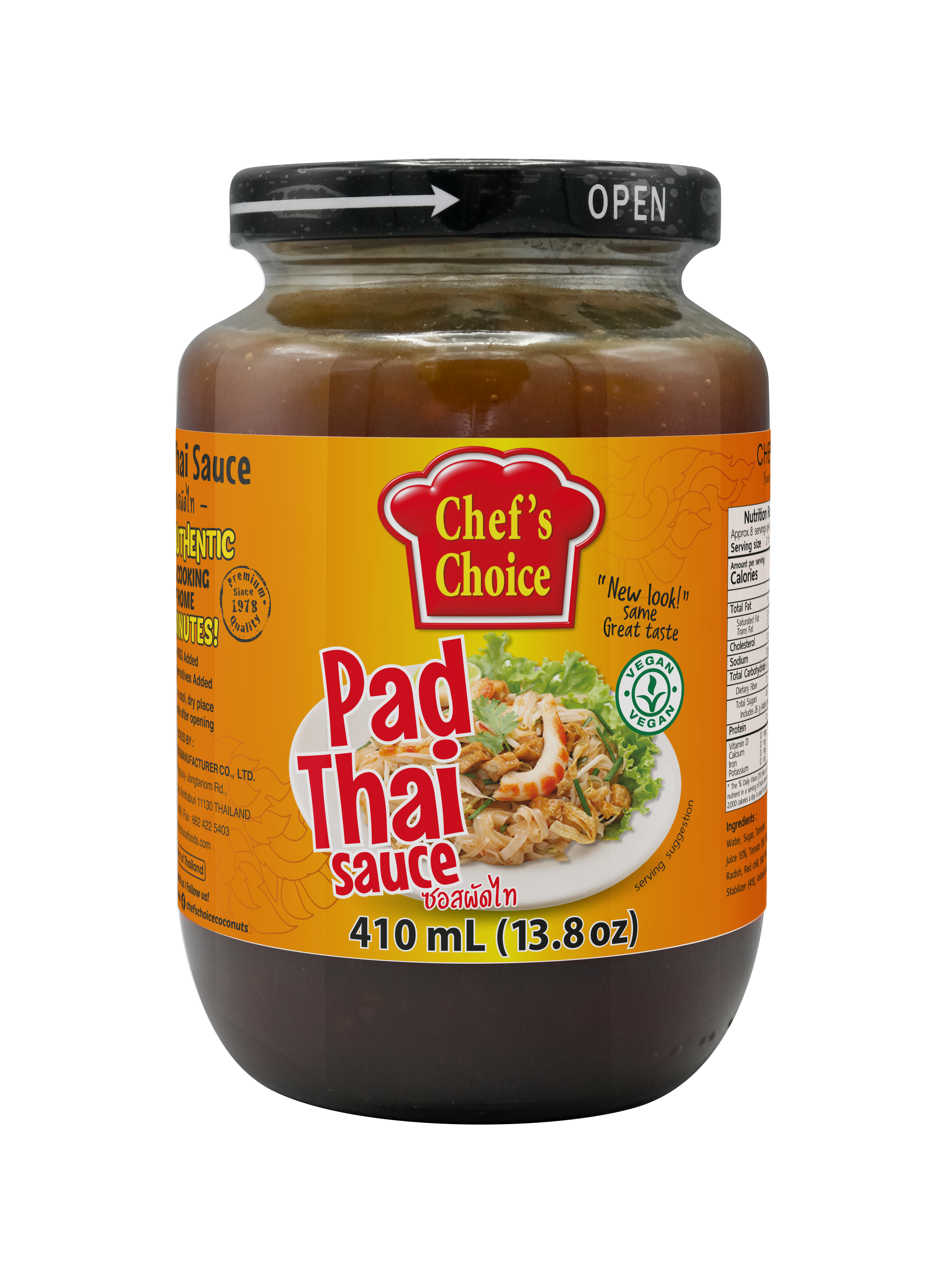 Pad Thai sauce CHEF'S CHOICE, 410ml