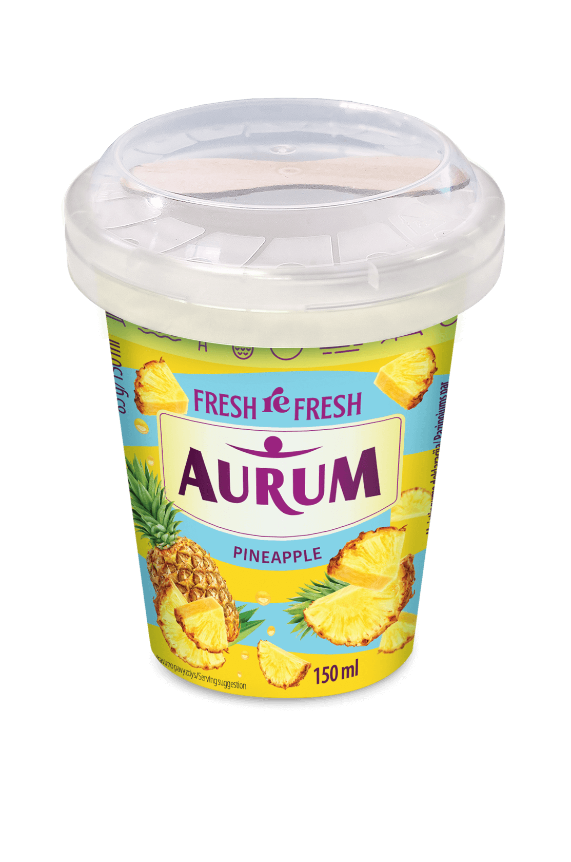 Sherbet AURUM, pineapple flavor 150 ml