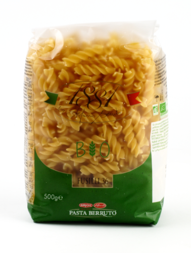 Ekologiški makaronai 1881, Fusilli Nr.36, 500 g, LT-EKO-001