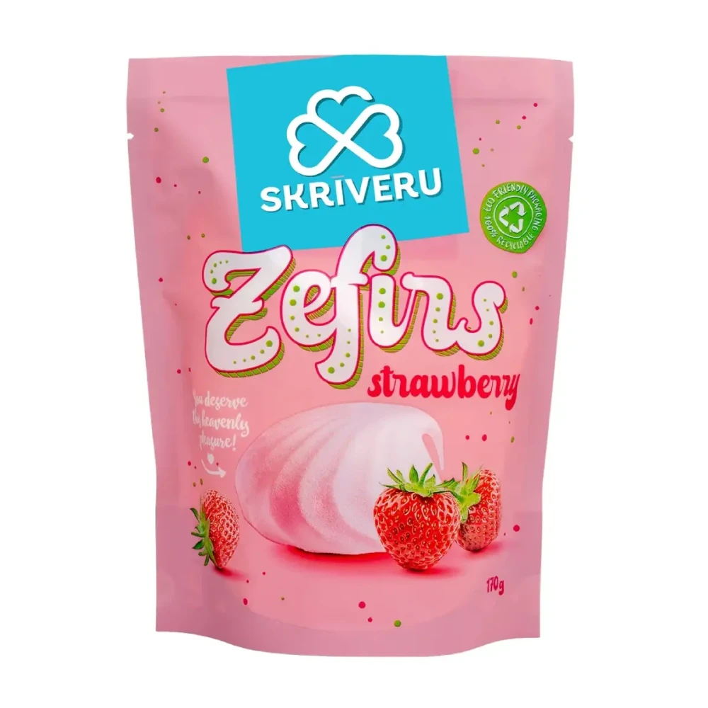 Strawberry flavor marshmallows