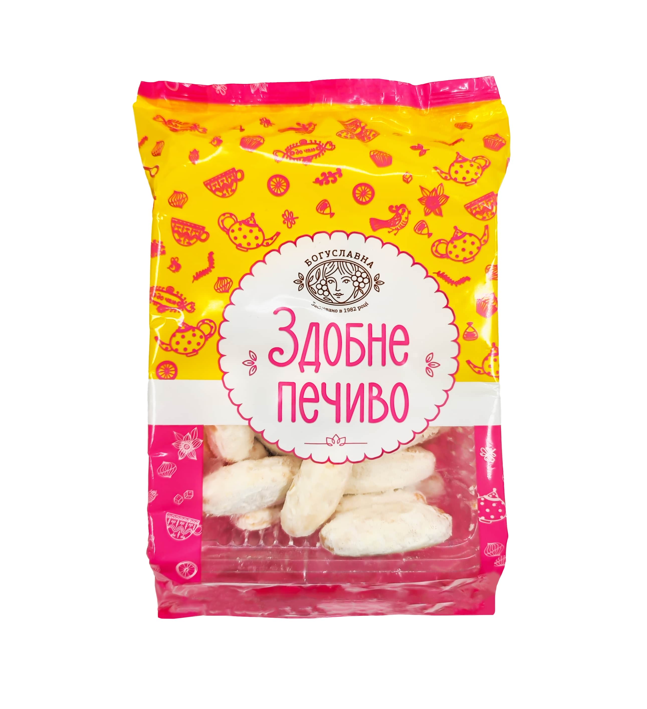 Butter cookies BOGUSLAVNA, Snow white, 350 g
