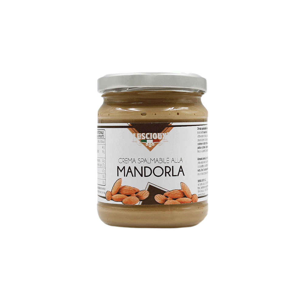 Almond nut cream LUSCIOUX, 45%, 200 g