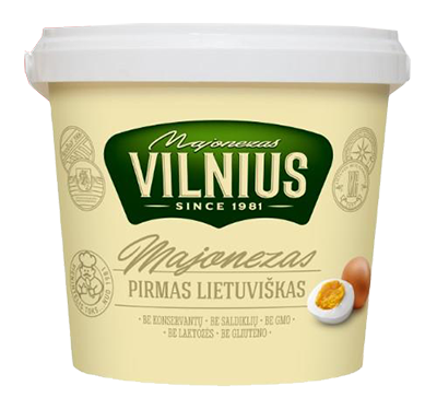 VILNIUS FIRST LITHUANIAN mayonnaise, 35%, 1 l