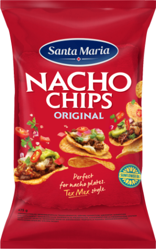 Kukurūzų traškučiai Nacho SANTA MARIA, 475 g