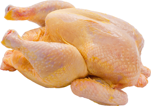 Frozen corn chicken whole, 2x ~400-450 g France