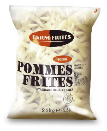 Frozen French fries FARM FRITES Superfarm, straight cut, 10 mm, 2,5 kg