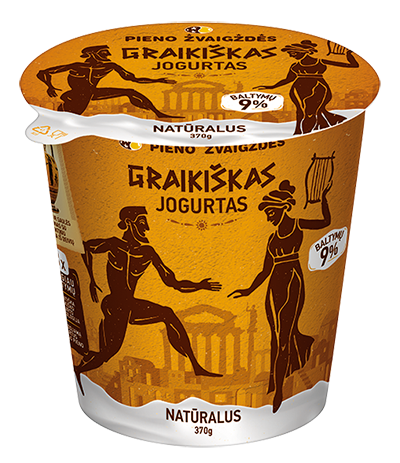 Graikiškas jogurtas GRAIKIŠKA AMFORA (natūralus), 370 g