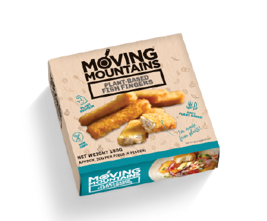 Šaldyti veganiški žuvies piršteliai MOVING MOUNTAINS, 180g
