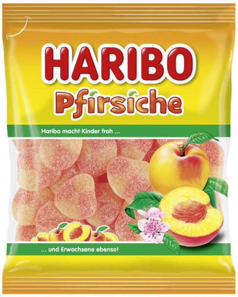 Gummies HARIBO, Pfirsiche, 175 g