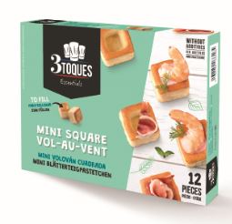 Mini Carres 3TOQUES, 30x30mm, 12 pcs. 010.63.017