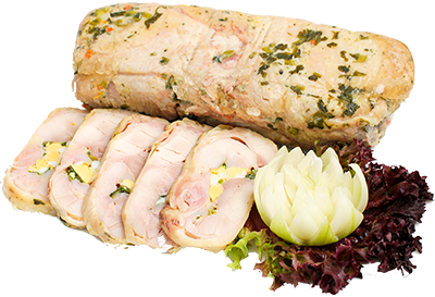 Virtas paukštienos vyniotinis su petražolėmis vakuume, 1 kg