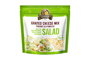 Tarkuotas kietas sūris salotoms 40% 200g