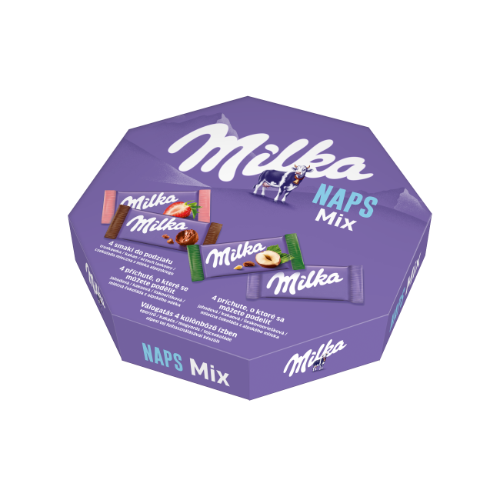 Mini šokoladai MILKA Single Mix, 138 g