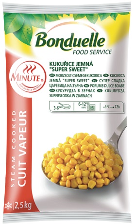 Frozen corn BONDUELLE, 2,5 kg