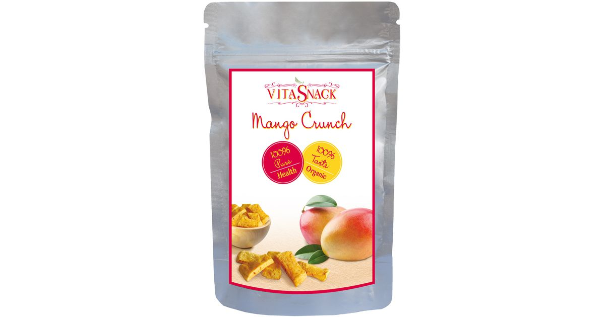 Crispy dried mangoes, organic