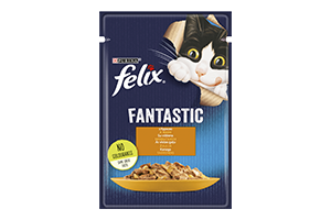 Konservai katėms su vištiena FELIX FANTASTIC, 85g