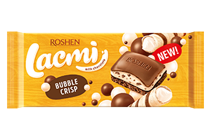 Pieninis akytasis šokoladas LACMI BUBBLE CRISP, 85 g