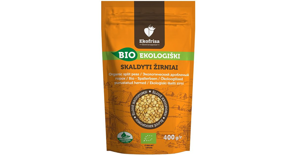Split peas, organic