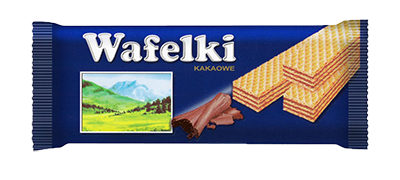 Vafliai su kakaviniu įdaru, 80 g