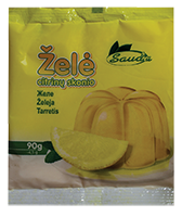 Citrinų skonio želė, 90 g