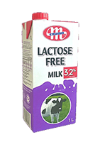 Pienas MLEKOVITA, 3.2 % riebumo, be laktozės, 1 l