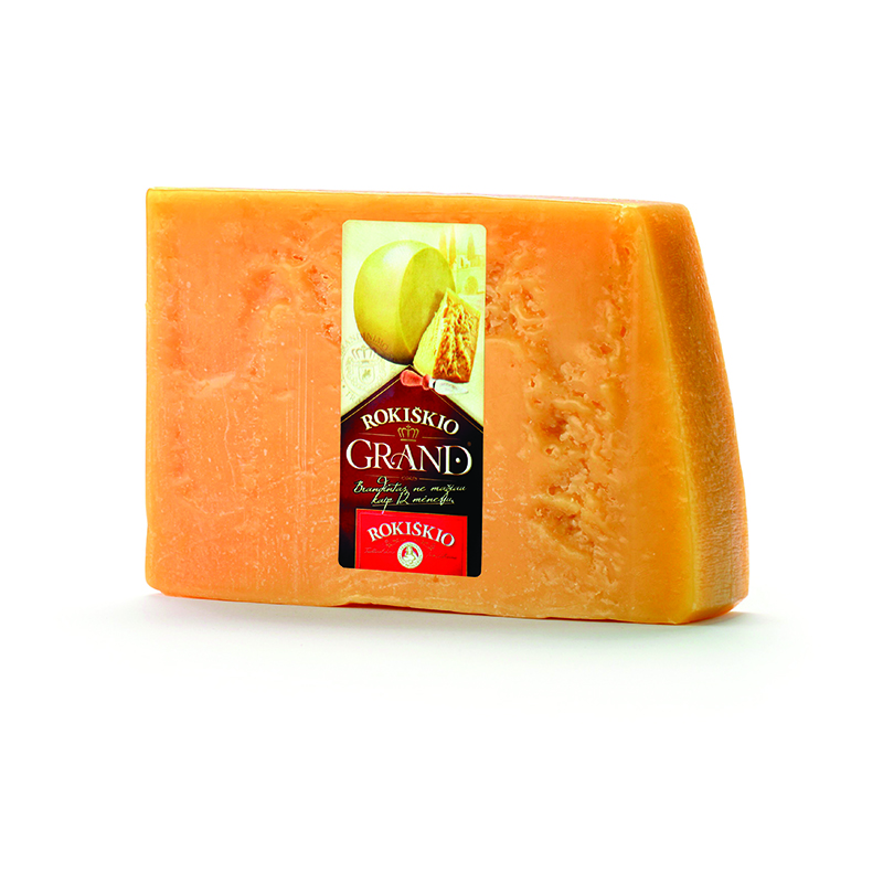 Hard cheese ROKIŠKIO GRAND, 37% , 450 g