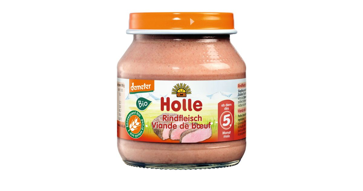 Jautienos tyrelė kūdikiams nuo 4 mėn., biodinaminė