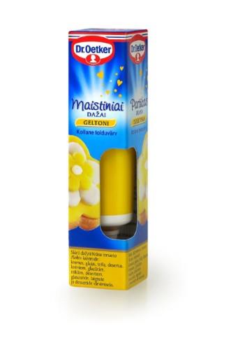 Food dyes gel DR.OETKER, yellow, 10 g