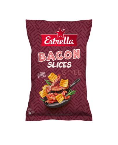 Wheat chips ESTRELLA, bacon flavour, 110 g
