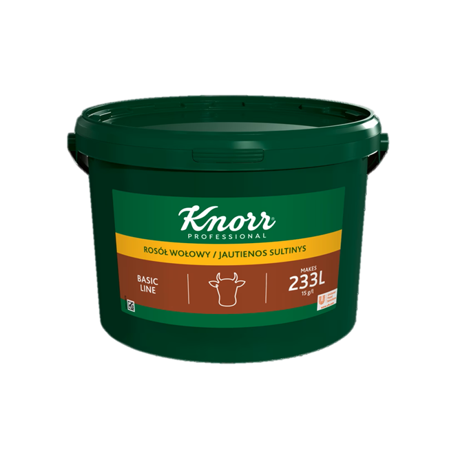 Jautienos sultinys KNORR 1-2-3,  pagrindas, 3.5 kg