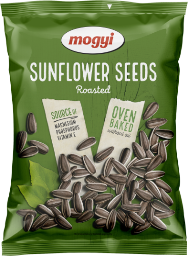 Roasted sunflower seeds 'MOGYI, green colour pack, 300g