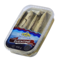Herring fillet "Šventinė" 0,45 kg.