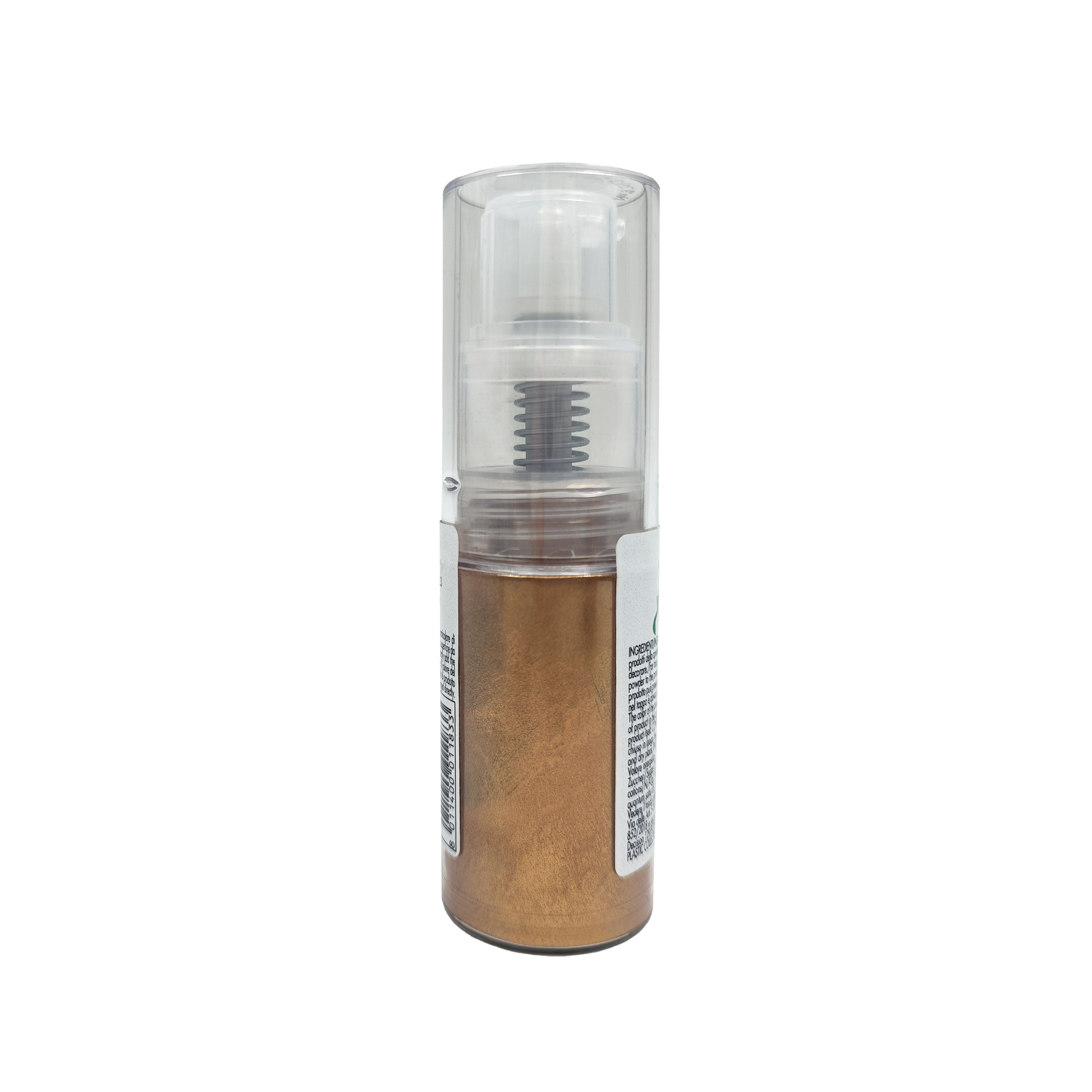 Maistiniai purškiami dažai PUMP SPRAY POWDER, auksinės spalvos, 10 g