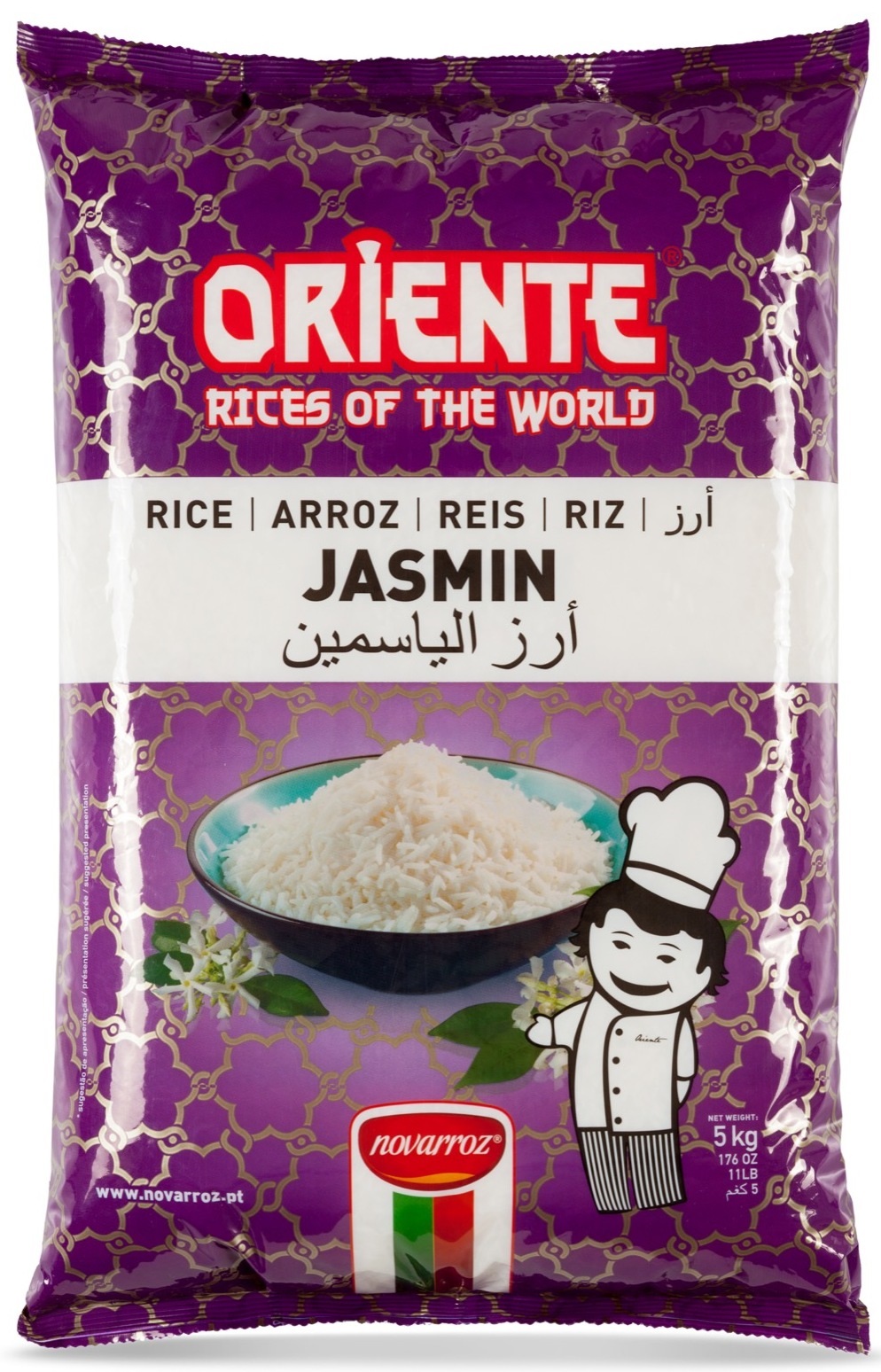 Rice ORIENTE, Jasmin, 5 kg